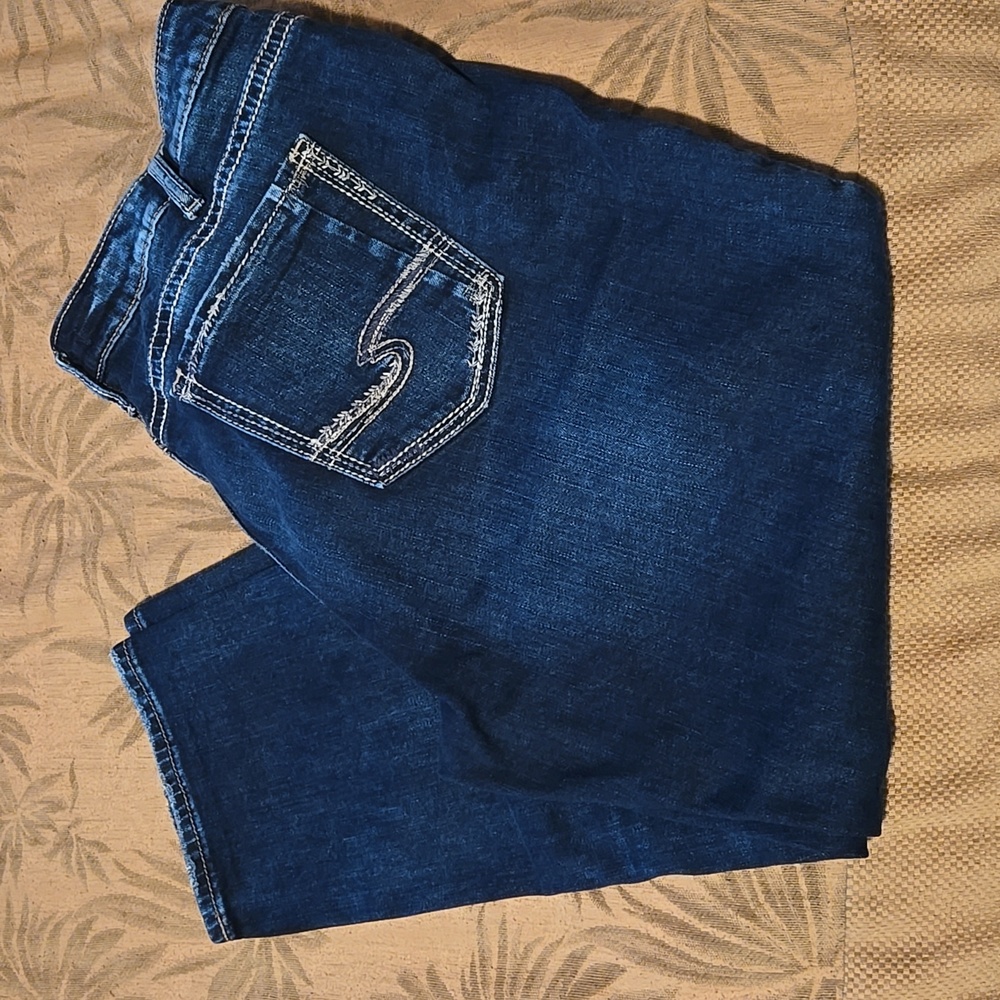 Silver Jeans Boyfriend Fit Ankle Jeans Size 18